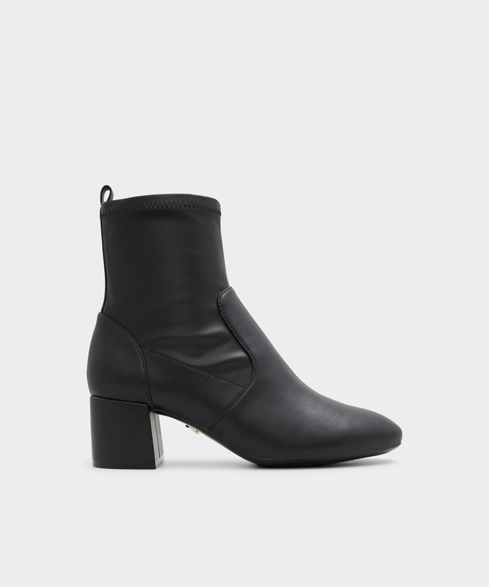 Botines básicos de mujer con punta redonda - Aldo - Negro Negro-1