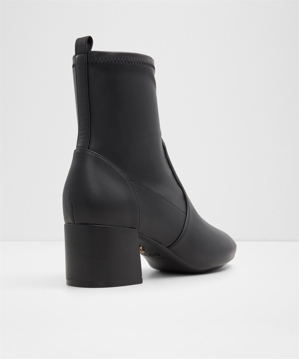 Botines básicos de mujer con punta redonda - Aldo - Negro Negro-2