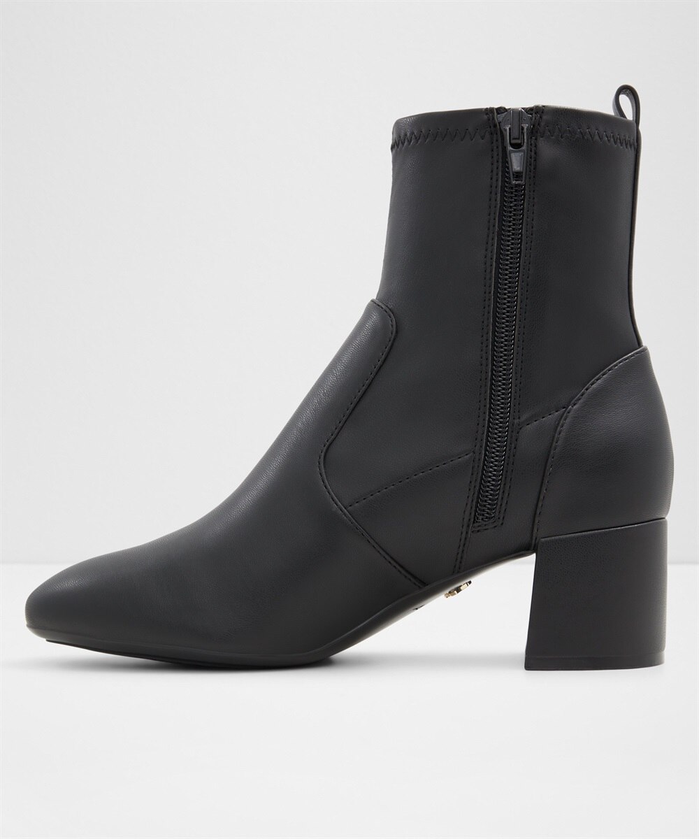 Botines básicos de mujer con punta redonda - Aldo - Negro Negro-4