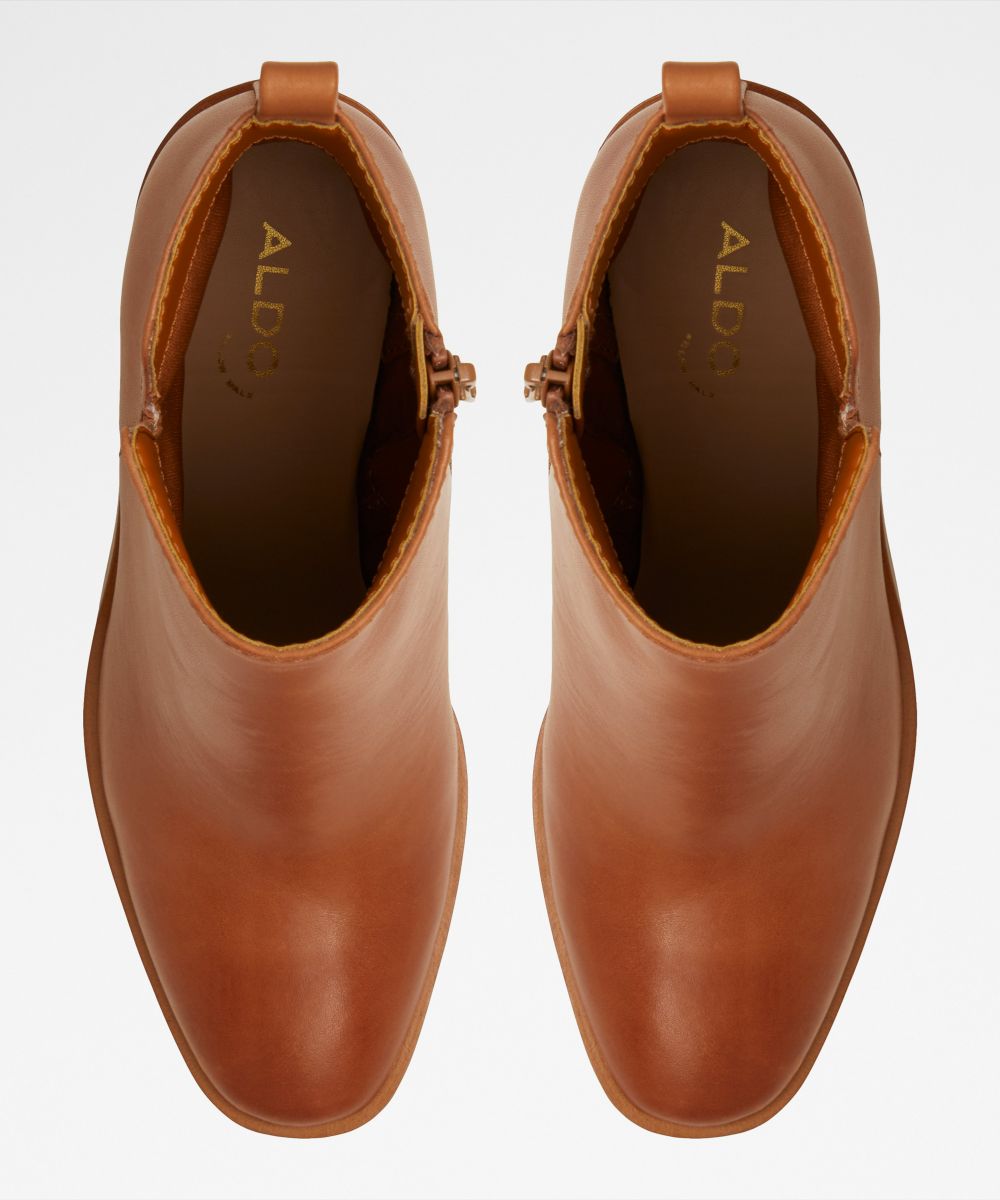 Botines básicos de mujer con punta cuadrada - Aldo - Camel Camel-6
