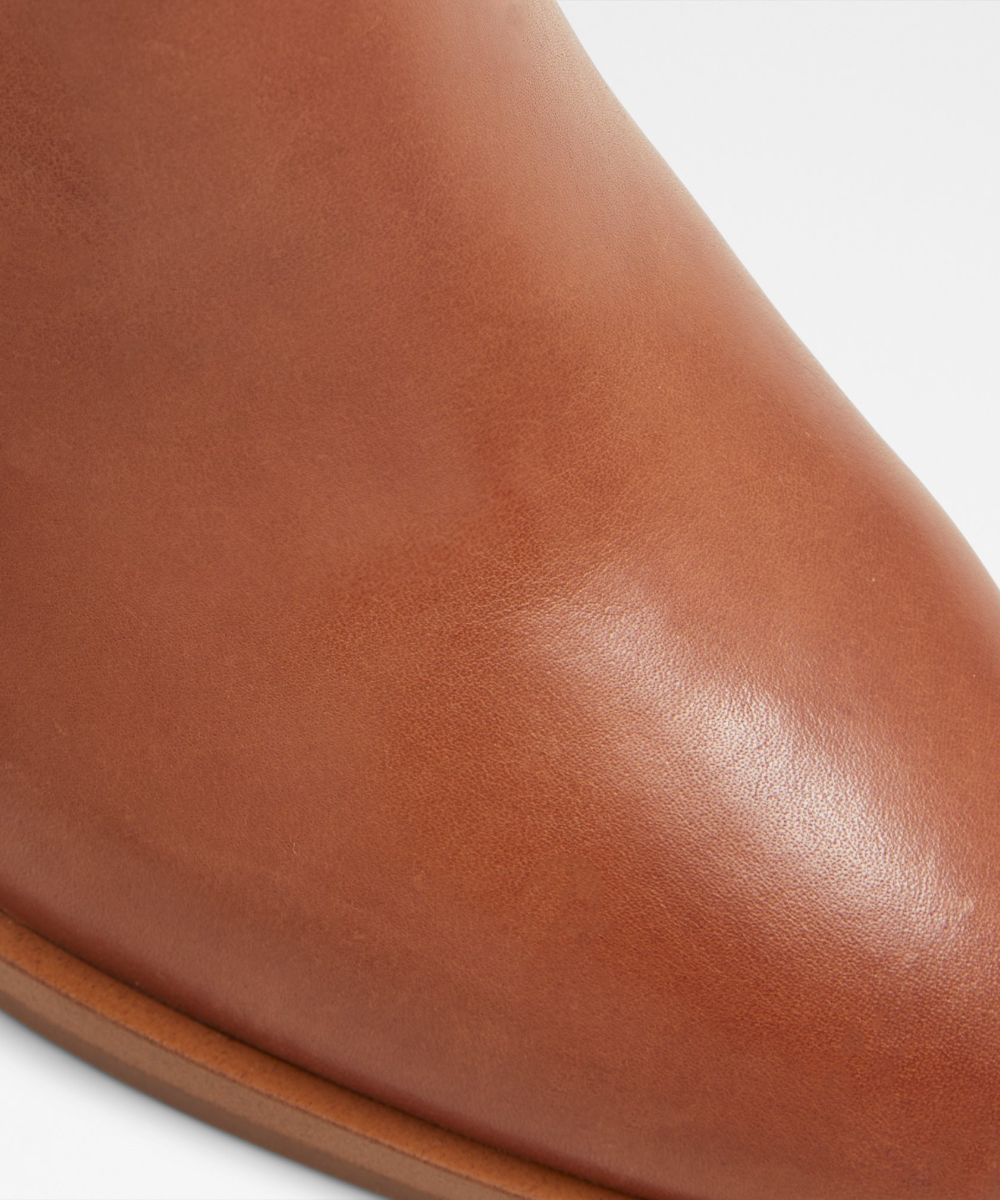 Botines básicos de mujer con punta cuadrada - Aldo - Camel Camel-7