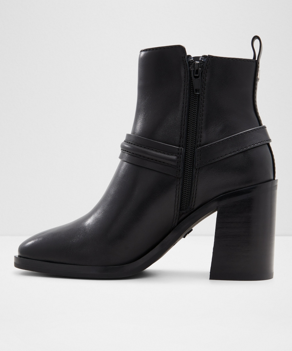 BERNA – Botines Con Tacón Ancho NEGRO