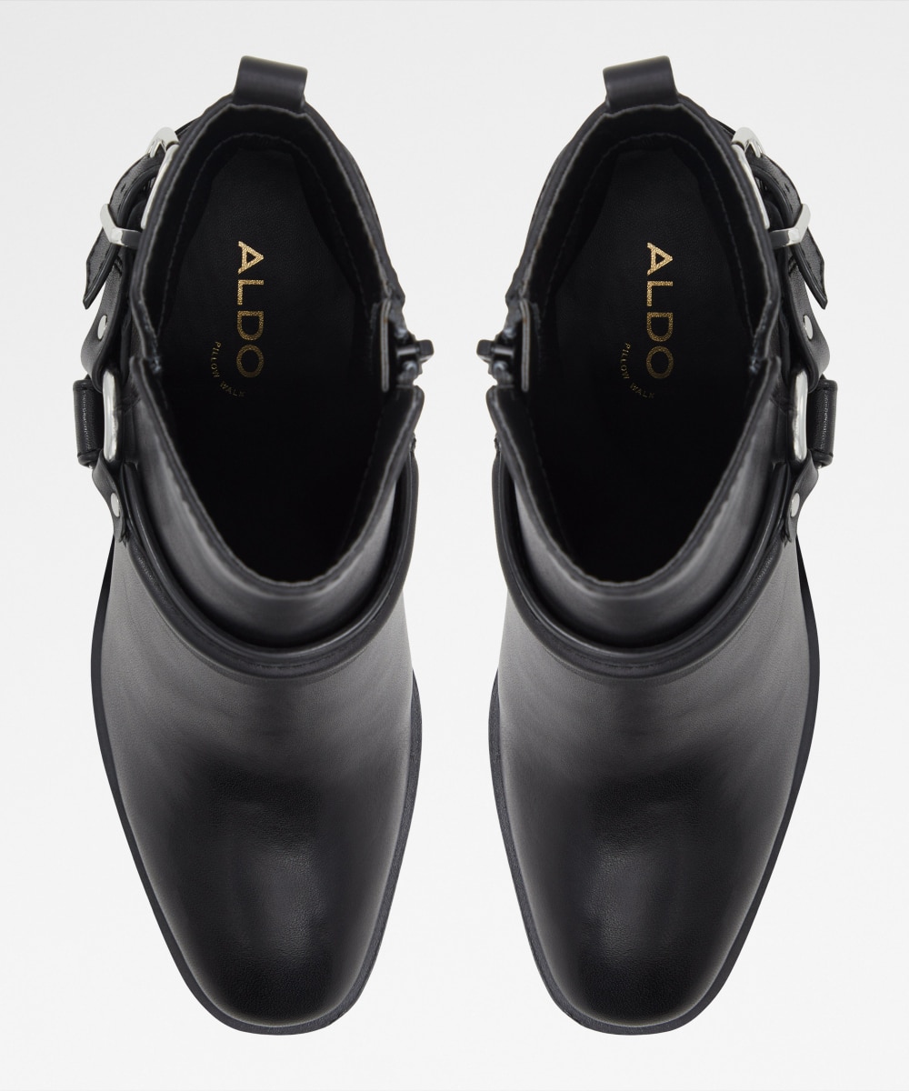 Botines básicos de mujer con punta redonda - Aldo - Negro Negro-6