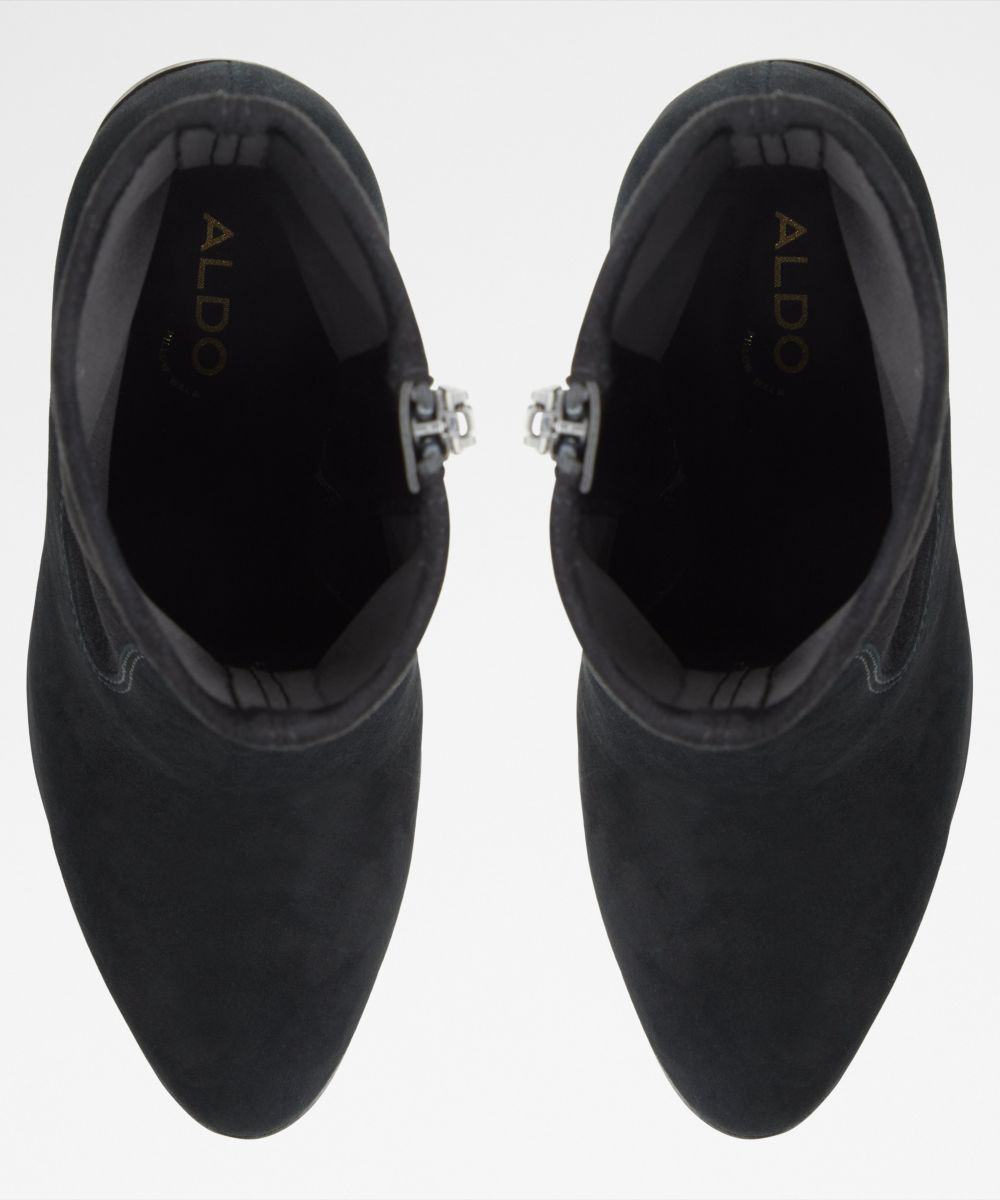 Botines básicos de mujer con punta redonda - Aldo - Negro Negro-6
