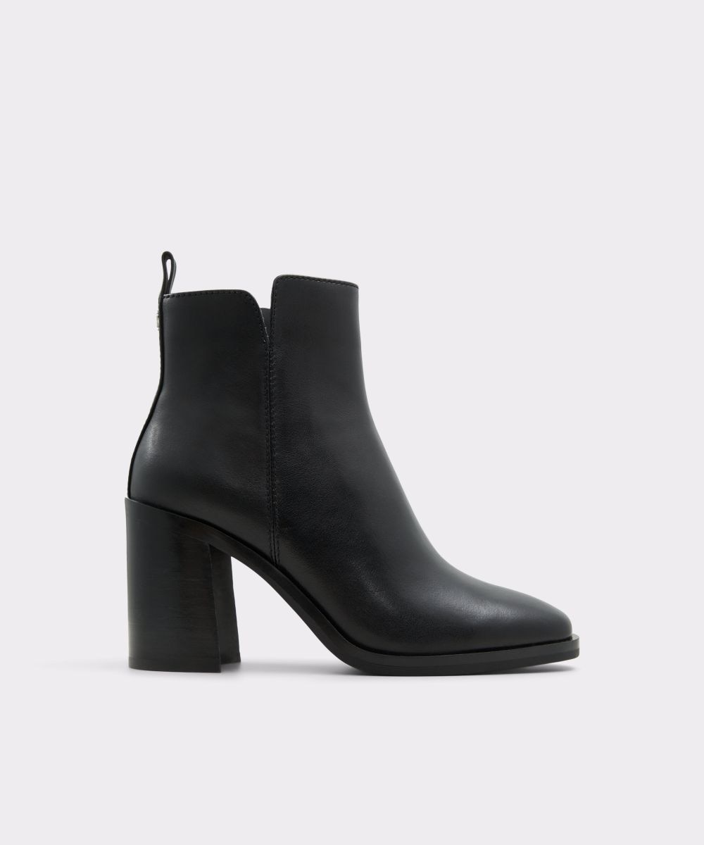 Botines básicos de mujer con punta cuadrada - Aldo - Negro Negro-1