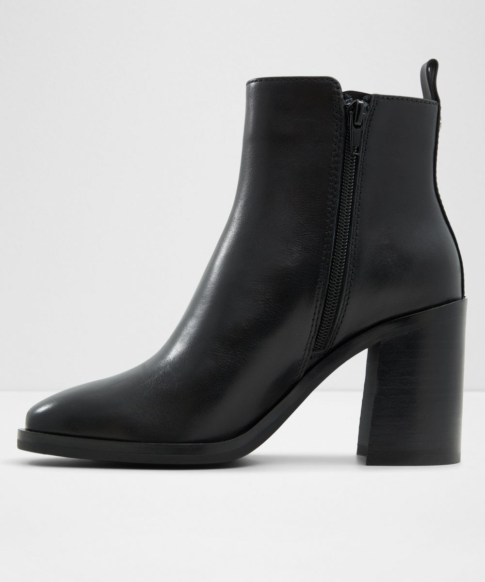 Botines básicos de mujer con punta cuadrada - Aldo - Negro Negro-2