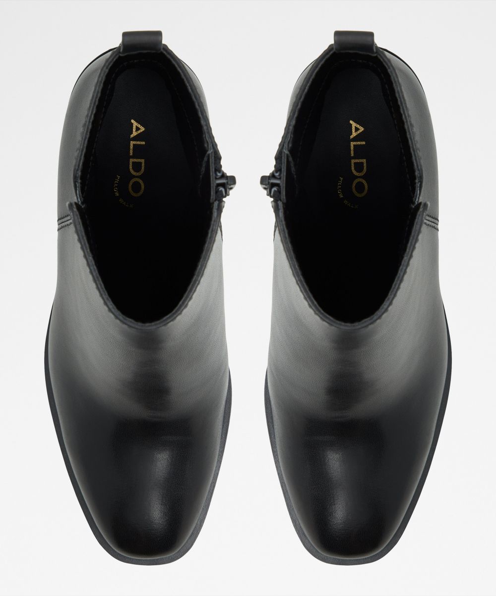 Botines básicos de mujer con punta cuadrada - Aldo - Negro Negro-6