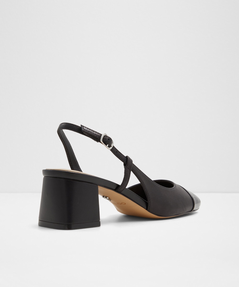 Zapatos de salón de mujer con punta redonda - Aldo - Negro Negro-3