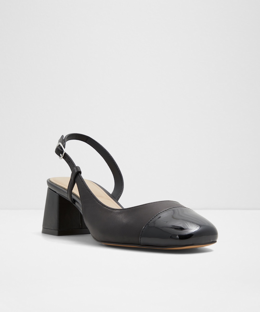 Zapatos de salón de mujer con punta redonda - Aldo - Negro Negro-4