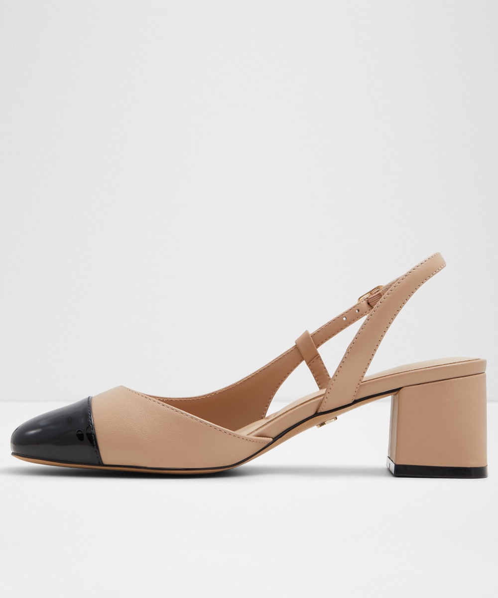 Zapatos de salón de mujer con punta redonda - Aldo - Beige Beige-2