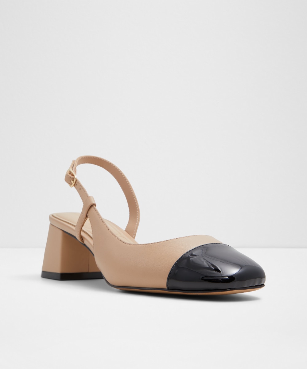 Zapatos de salón de mujer con punta redonda - Aldo - Beige Beige-4