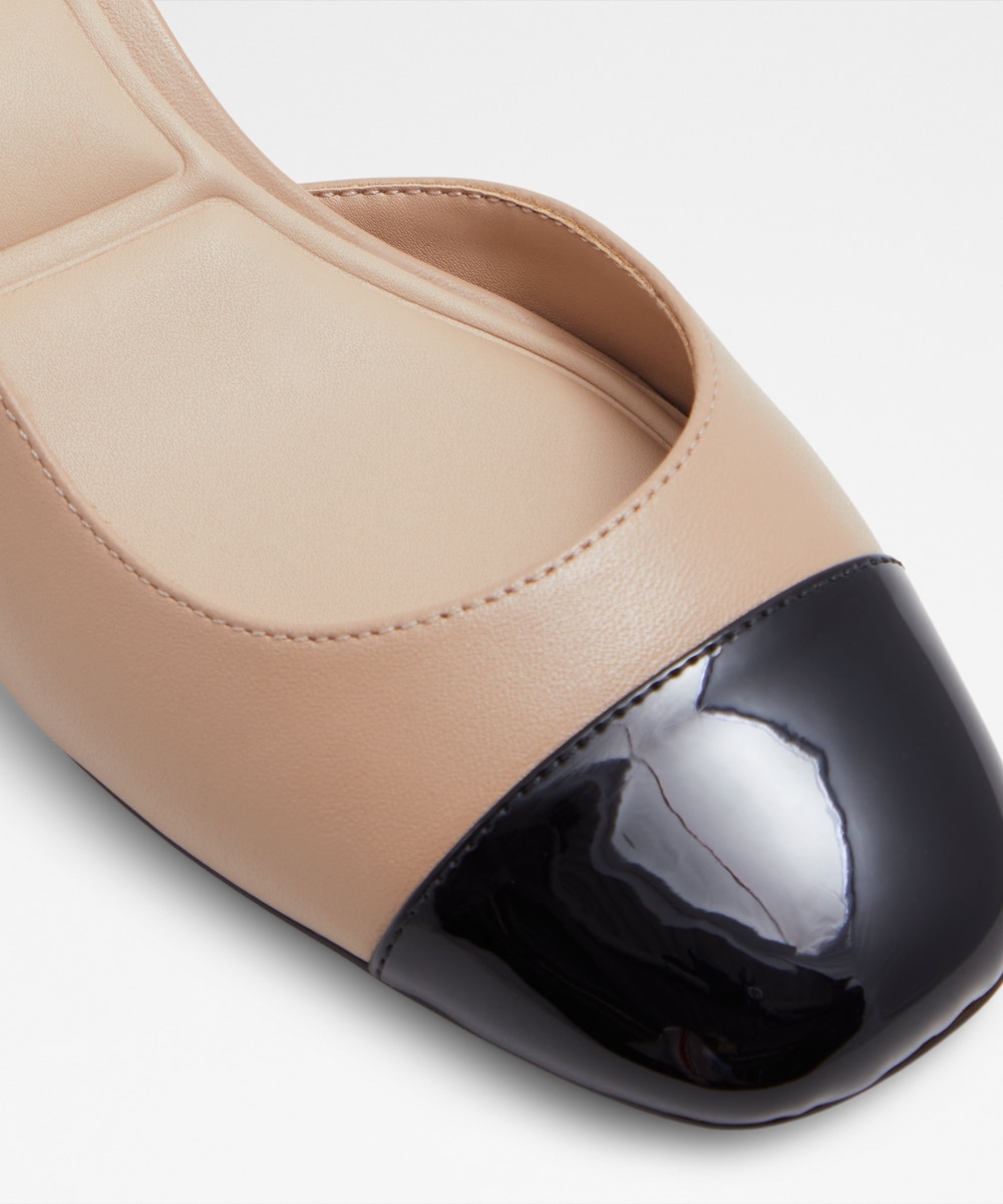Zapatos de salón de mujer con punta redonda - Aldo - Beige Beige-5