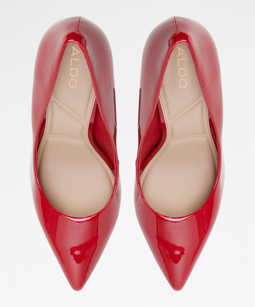 Zapatos de salón de mujer con punta afilada - Aldo - Rojo Rojo-3