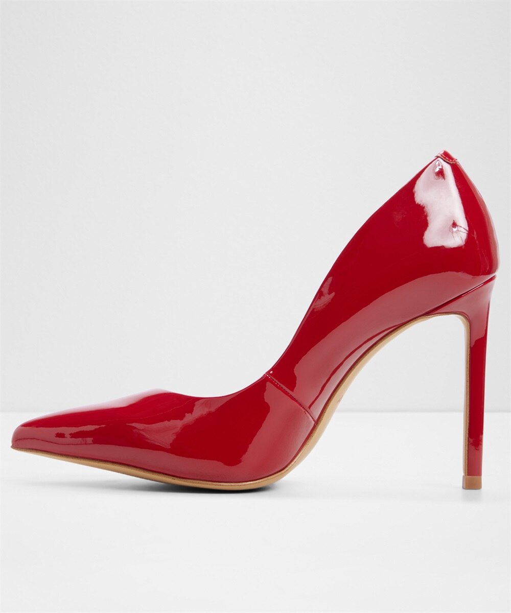 Zapatos de salón de mujer con punta afilada - Aldo - Rojo Rojo-4
