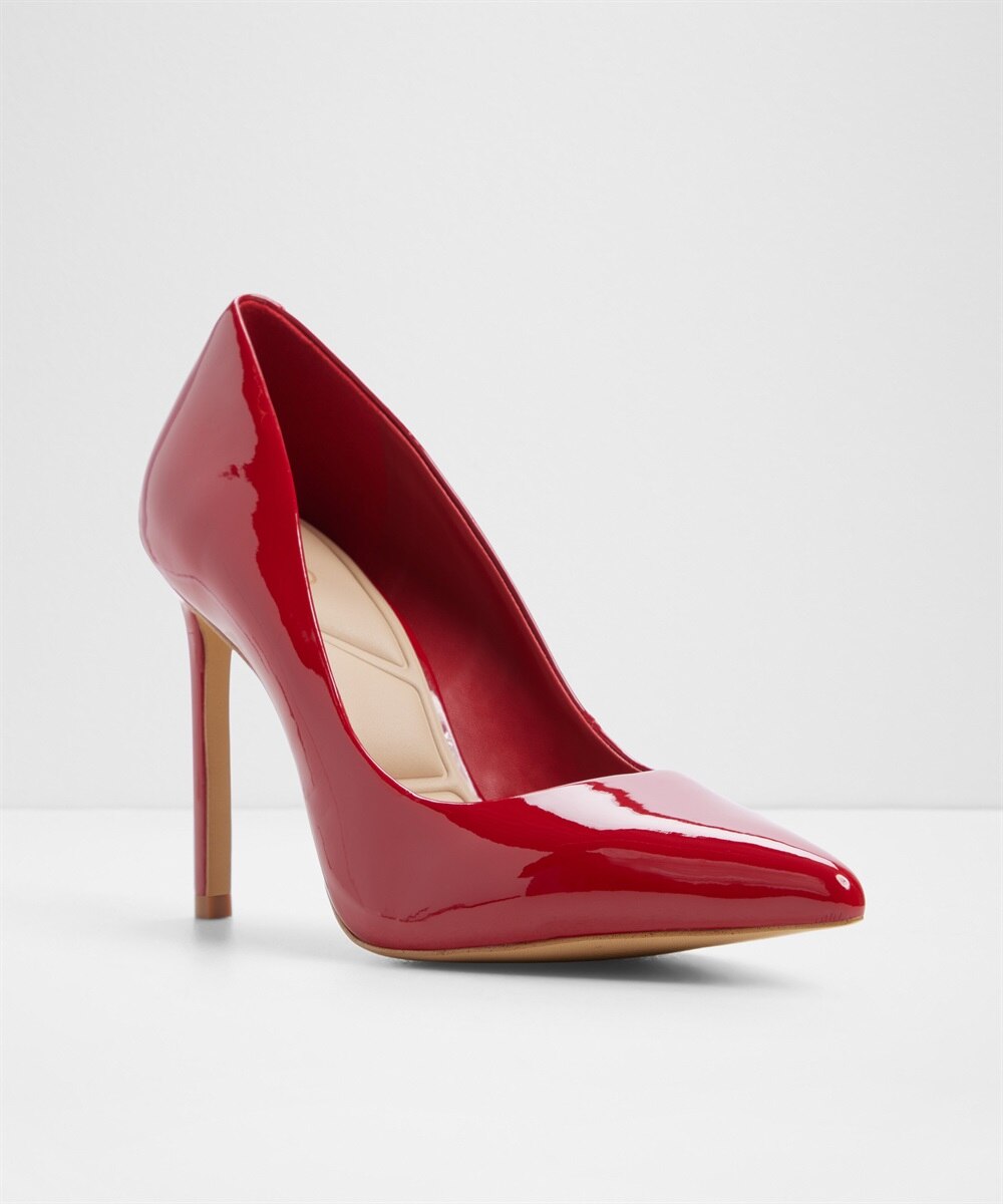 Zapatos de salón de mujer con punta afilada - Aldo - Rojo Rojo-5