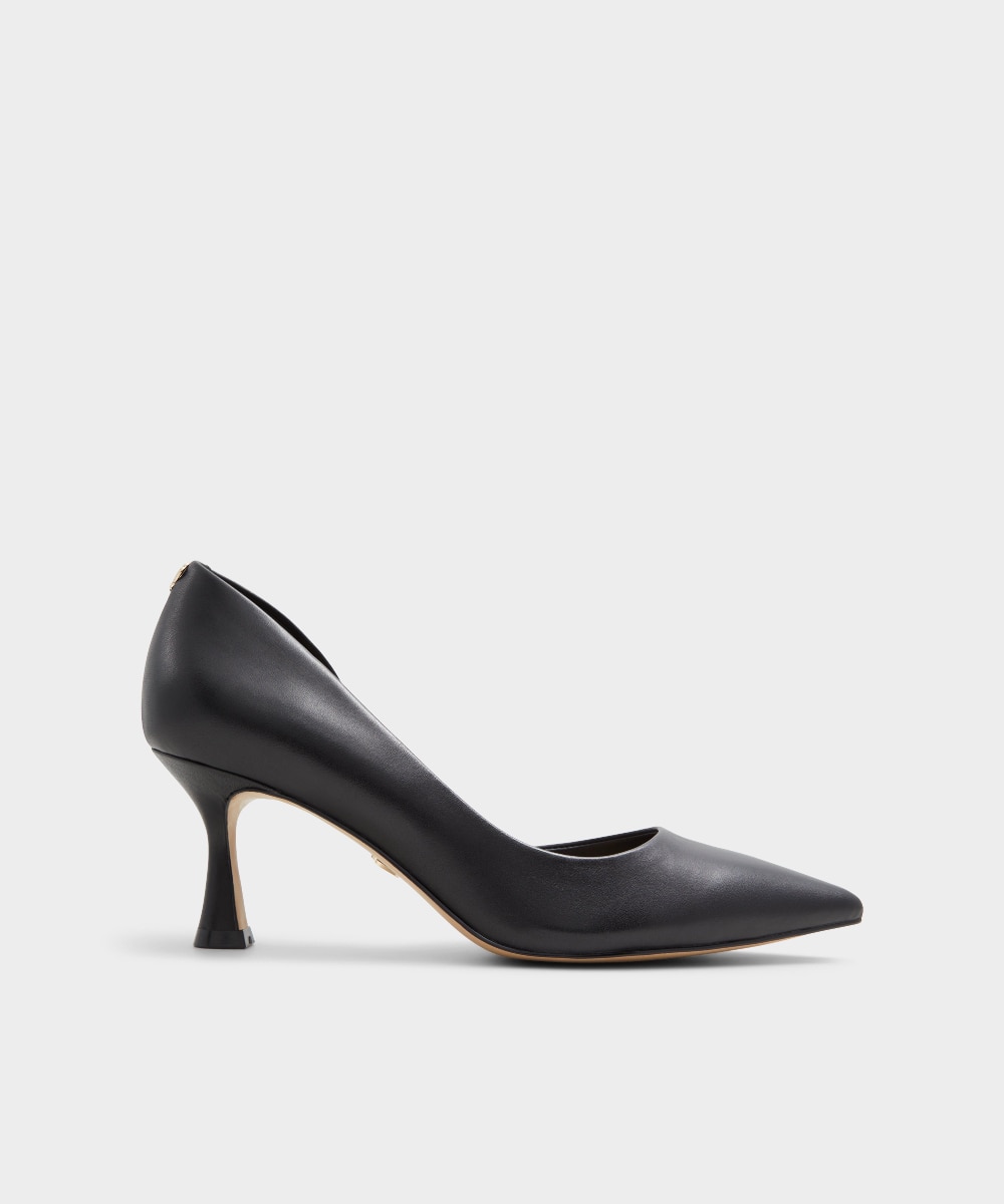 Imagen 0 de Zapatos de salón de mujer con punta de punta Negro