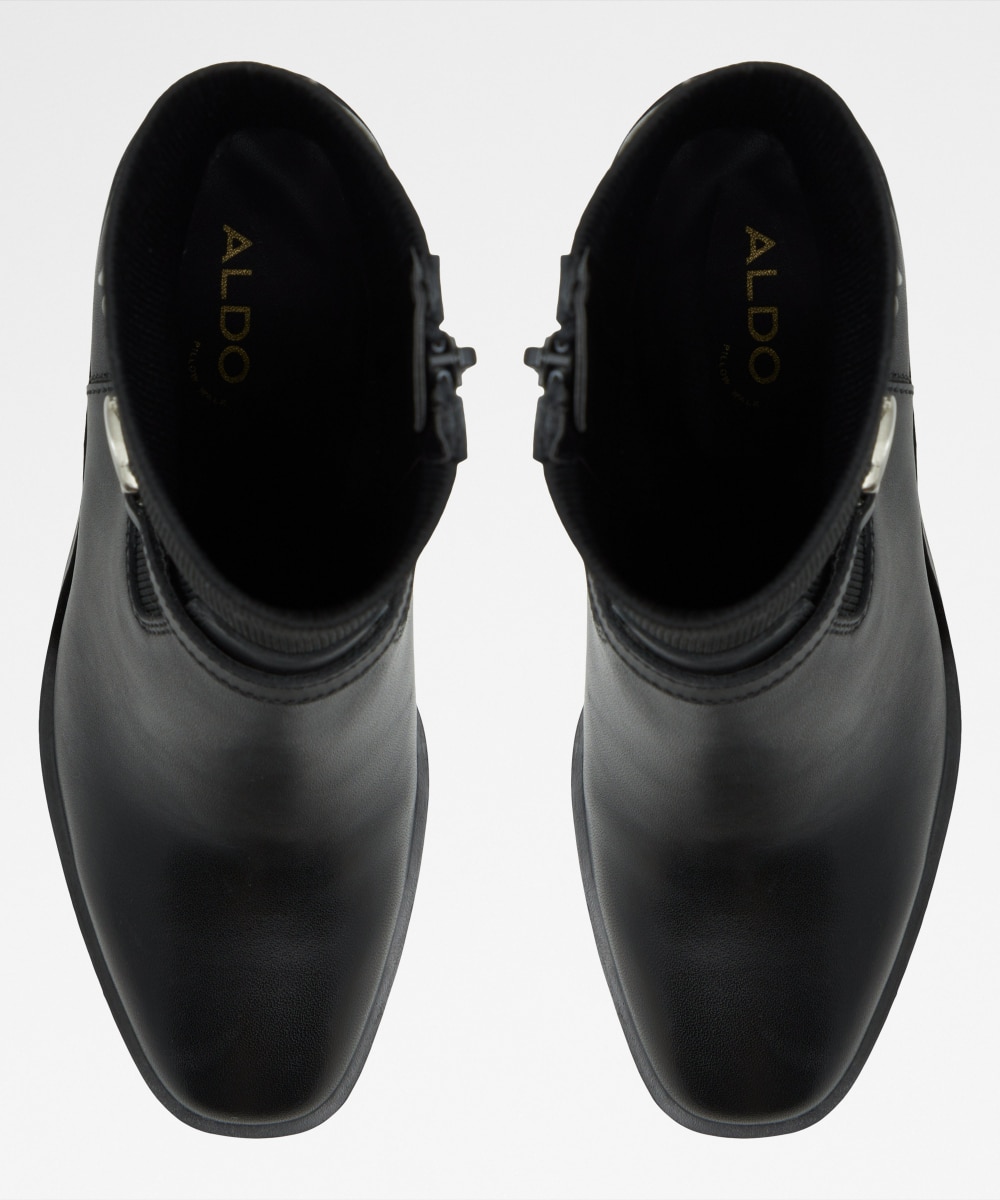 Botines básicos de mujer con punta redonda - Aldo - Negro Negro-6