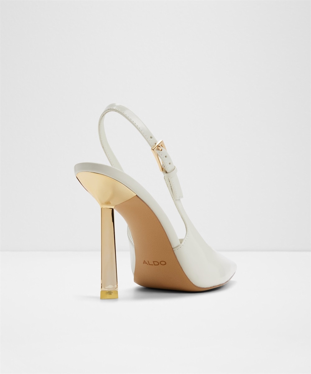 Zapatos de salón de mujer con punta de punta - Aldo - Blanco Blanco-2