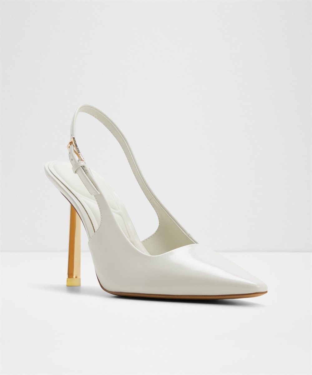 Zapatos de salón de mujer con punta de punta - Aldo - Blanco Blanco-5