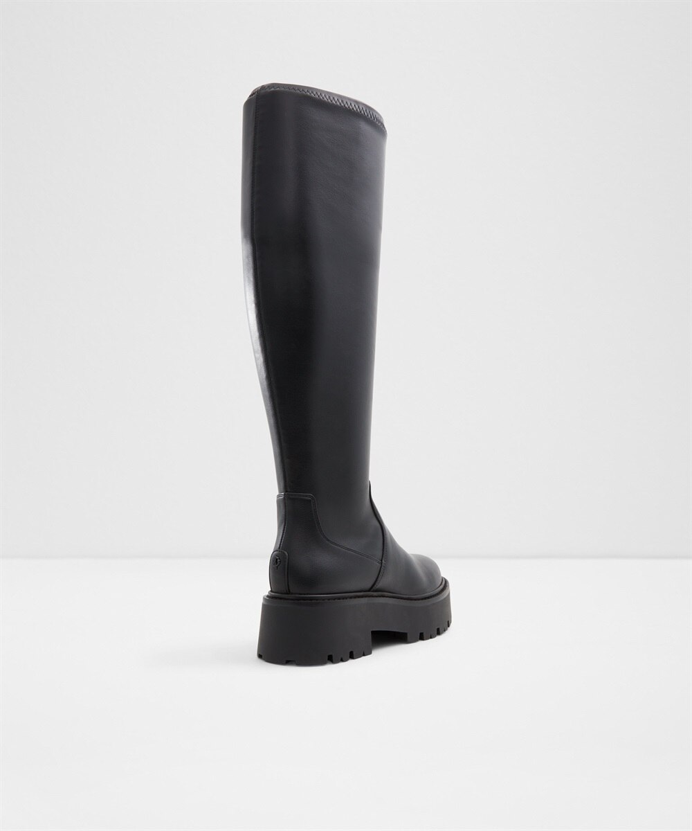 Botas básicas de mujer con punta redonda - Aldo - Negro Negro-2