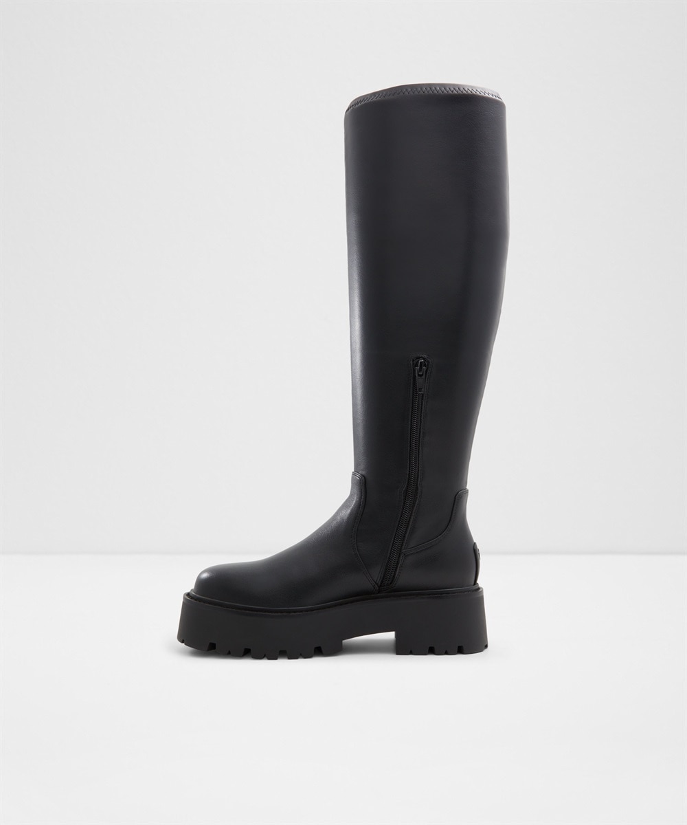 Botas básicas de mujer con punta redonda - Aldo - Negro Negro-4