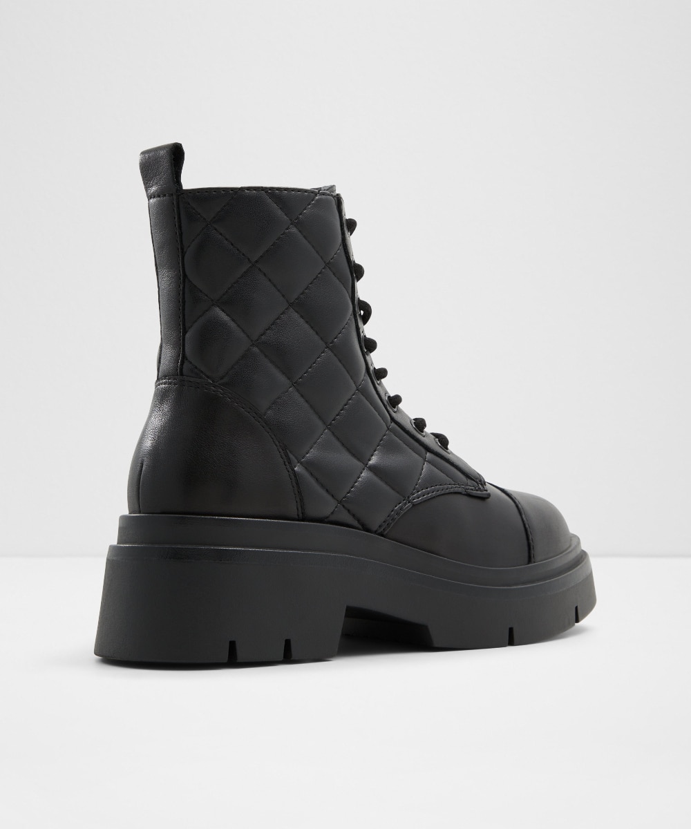 Botines básicos de mujer con punta redonda - Aldo - Negro Negro-3