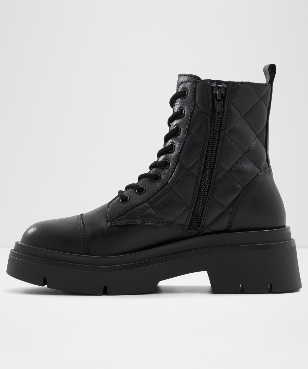 Botines básicos de mujer con punta redonda - Aldo - Negro Negro-2