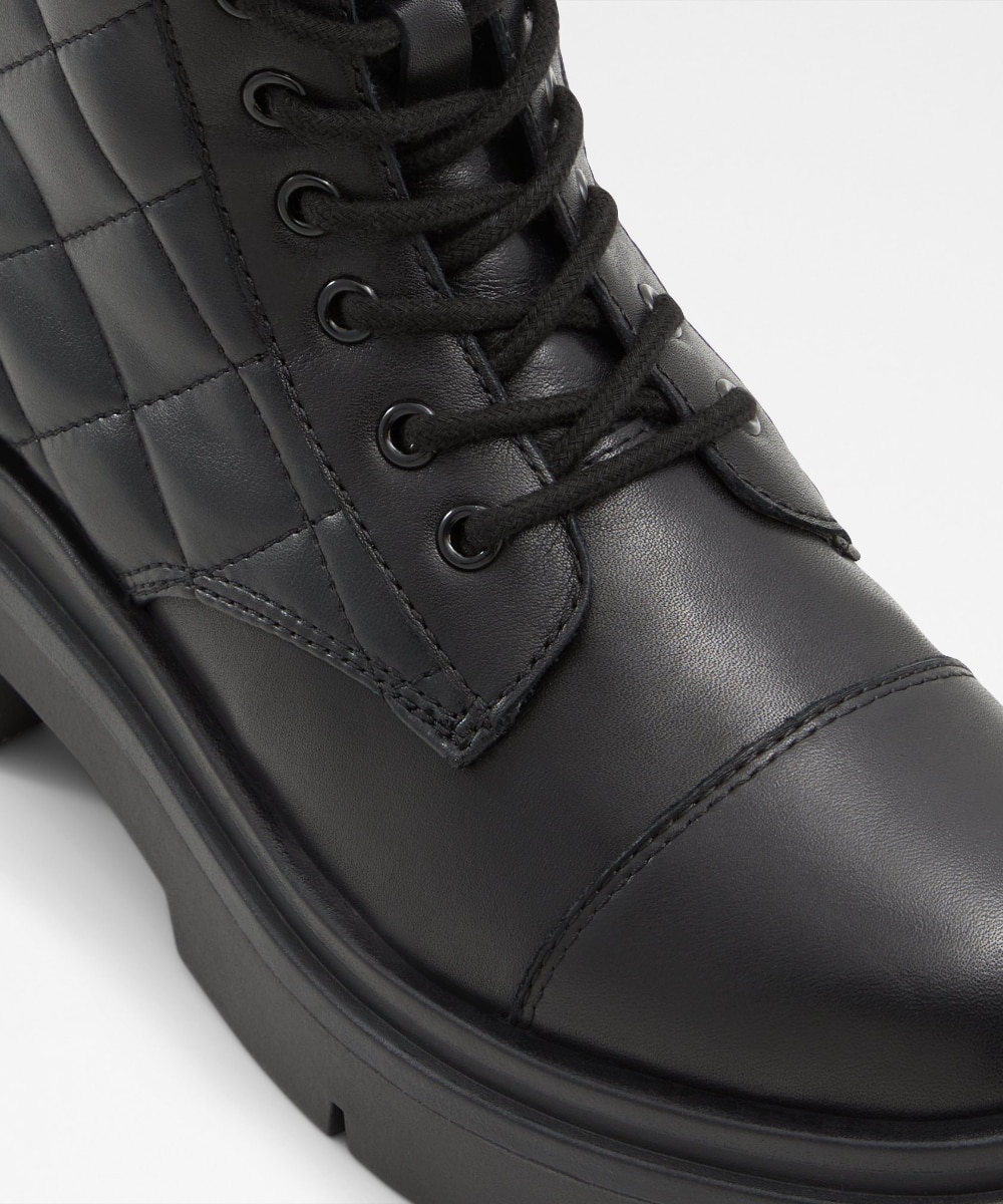 Botines básicos de mujer con punta redonda - Aldo - Negro Negro-8