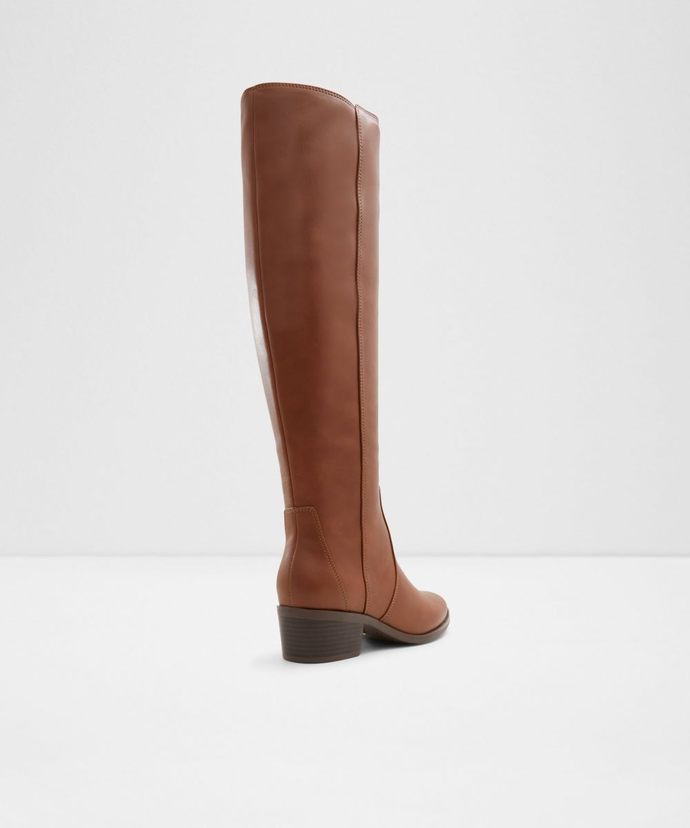 Botas de mujer con punta redonda - Aldo - Camel Camel-2