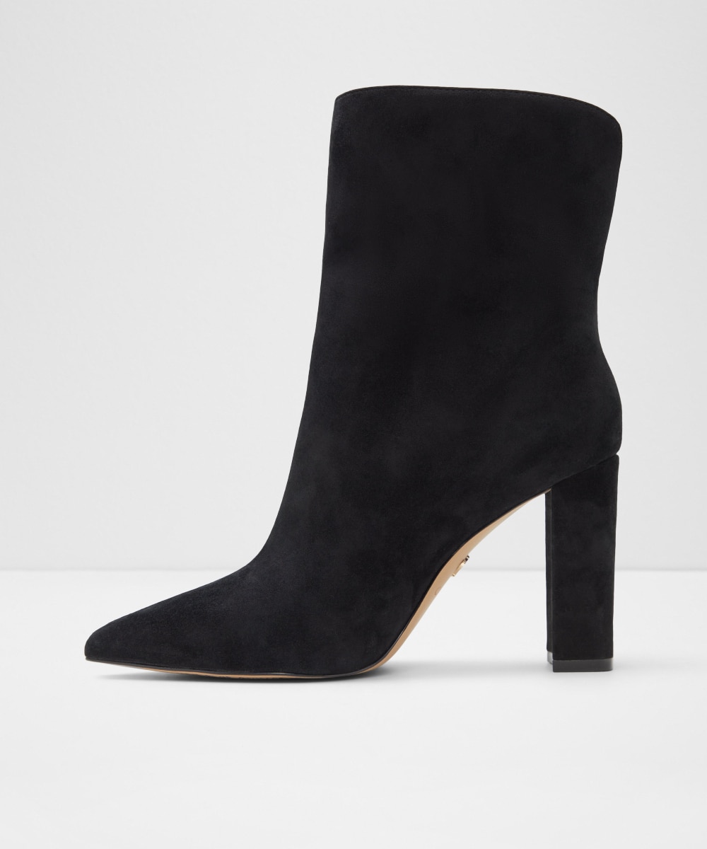 Botines básicos de mujer con punta afilada - Aldo - Negro Negro-2