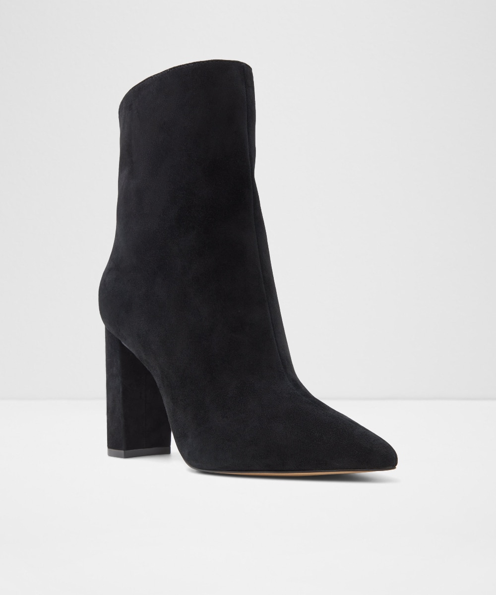 Botines básicos de mujer con punta afilada - Aldo - Negro Negro-4