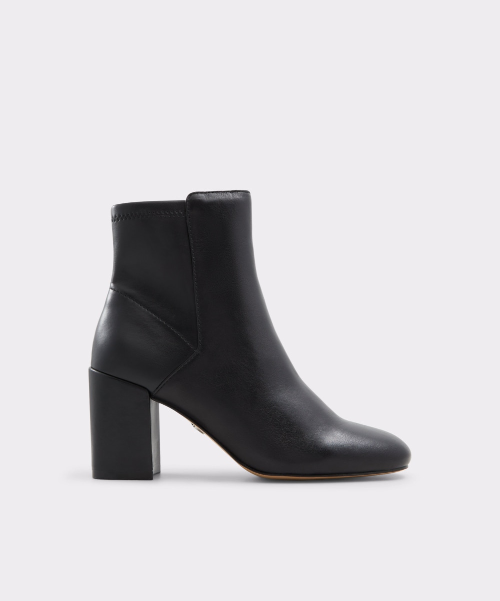 Botines básicos de mujer con punta redonda - Aldo - Negro Negro-1