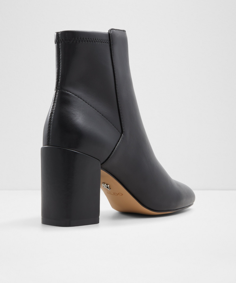 Botines básicos de mujer con punta redonda - Aldo - Negro Negro-4