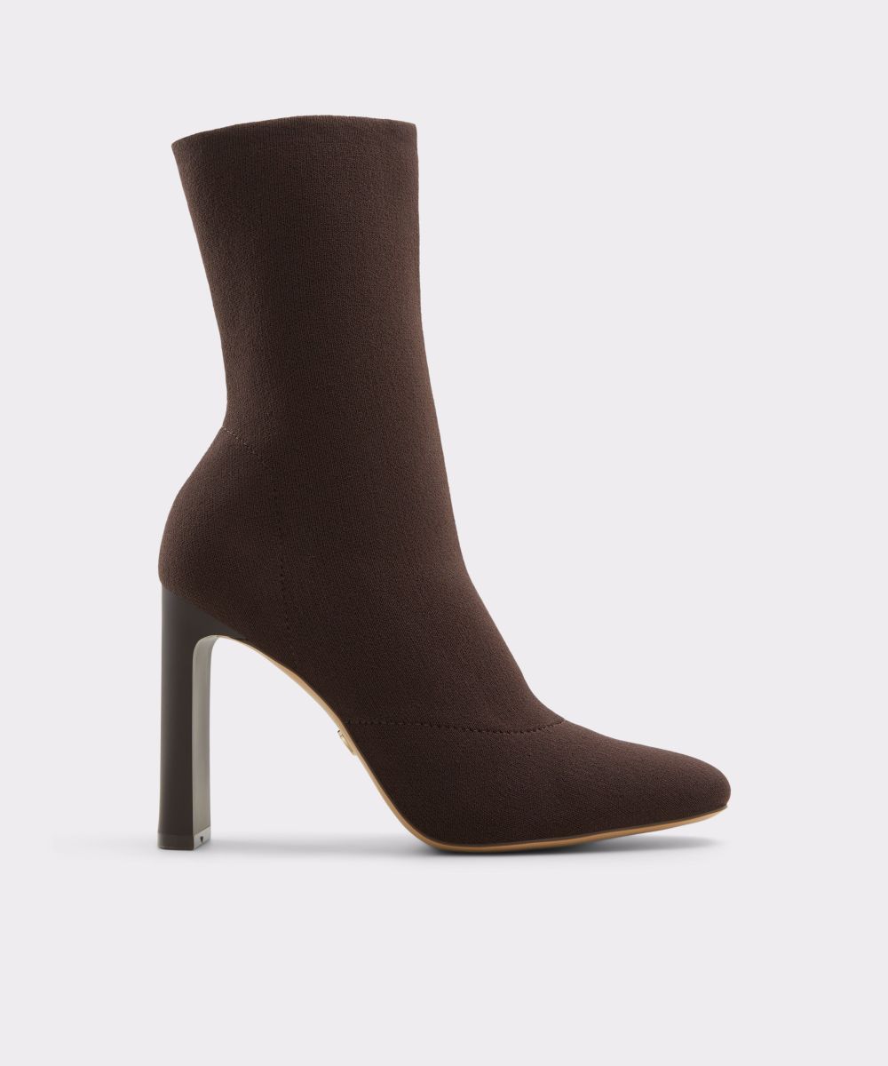 Botines básicos de mujer con punta cuadrada - Aldo - Marrón Marrón-1