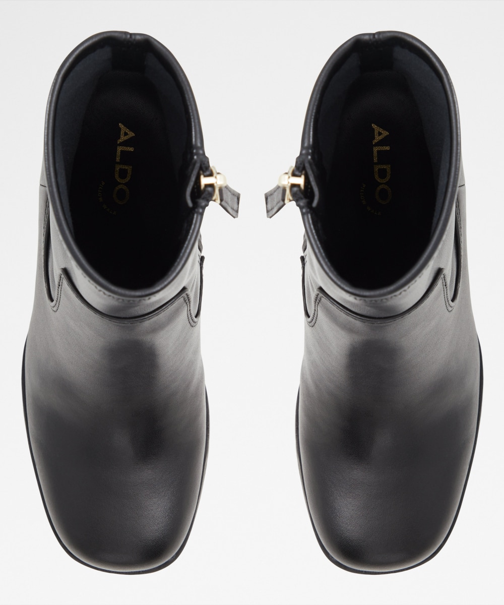 Botines de mujer con punta cuadrada - Aldo - Negro Negro-6