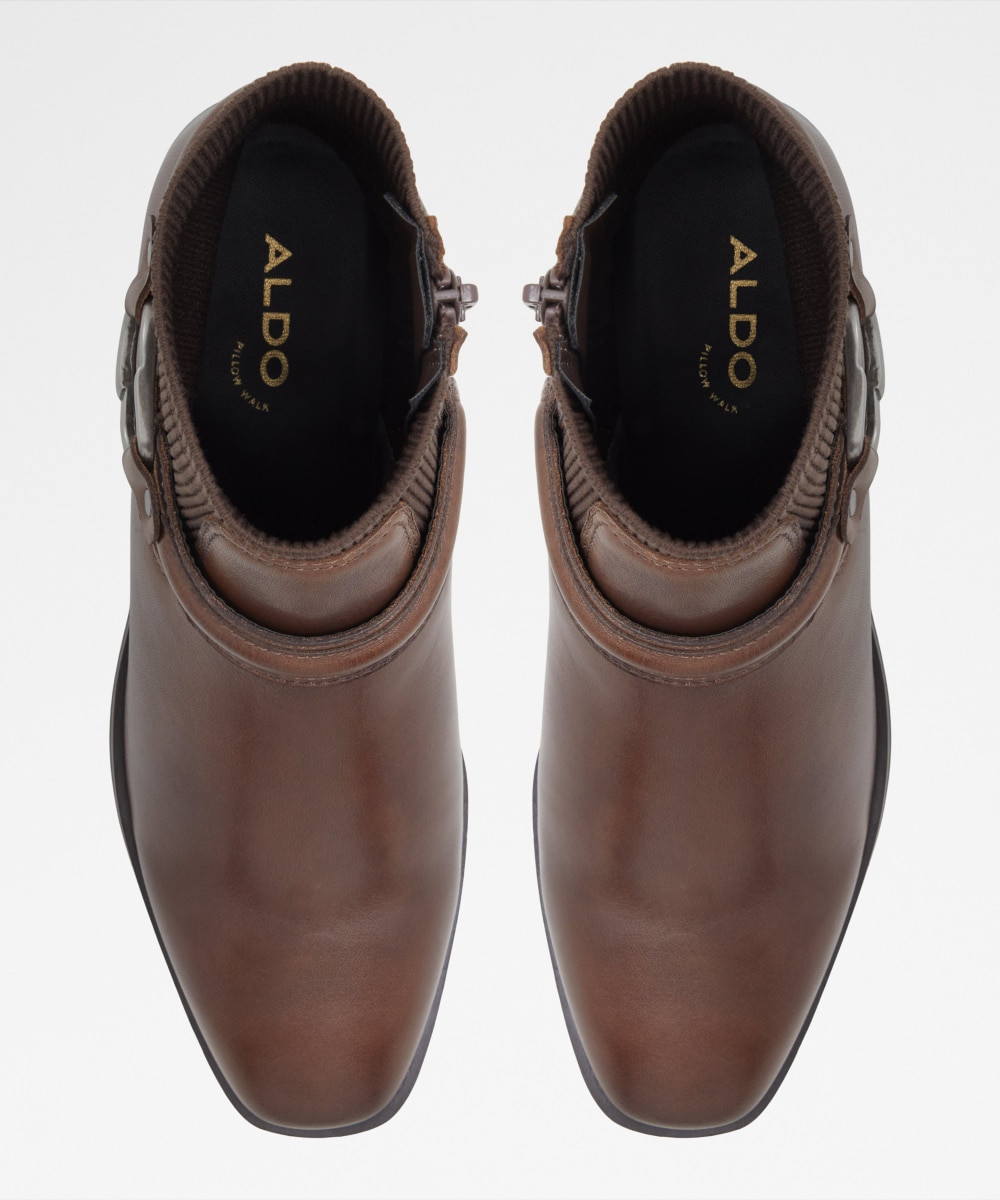 Botines básicos de mujer con punta redonda - Aldo - Marrón Marrón-6