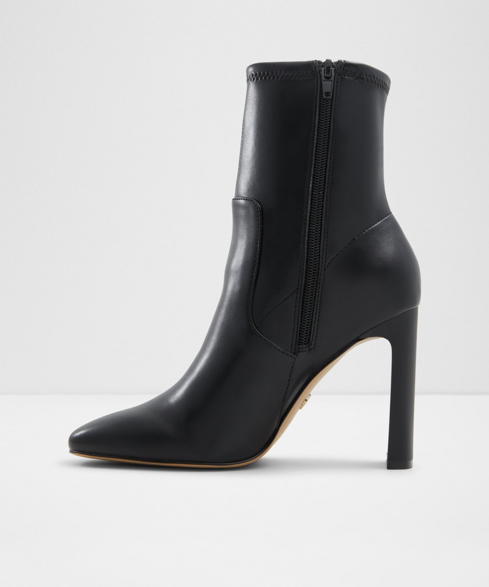 Botines básicos de mujer con punta cuadrada - Aldo - Negro Negro-2