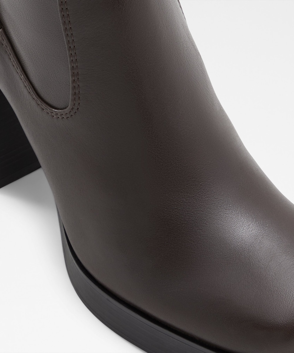 Botines de mujer con punta cuadrada - Aldo - Marrón Marrón-7