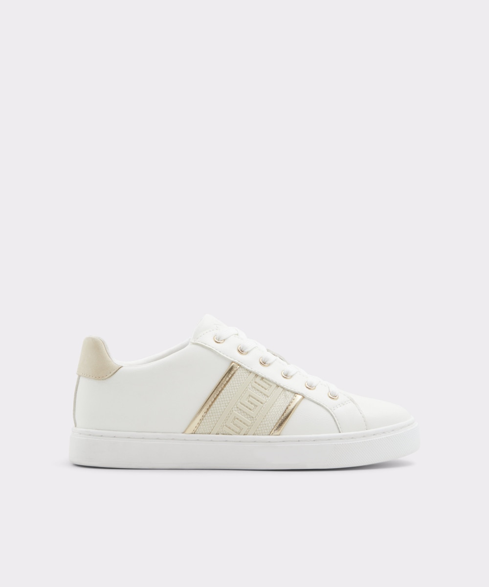Zapatillas deportivas de mujer con punta redonda - Aldo - Blanco Blanco-1