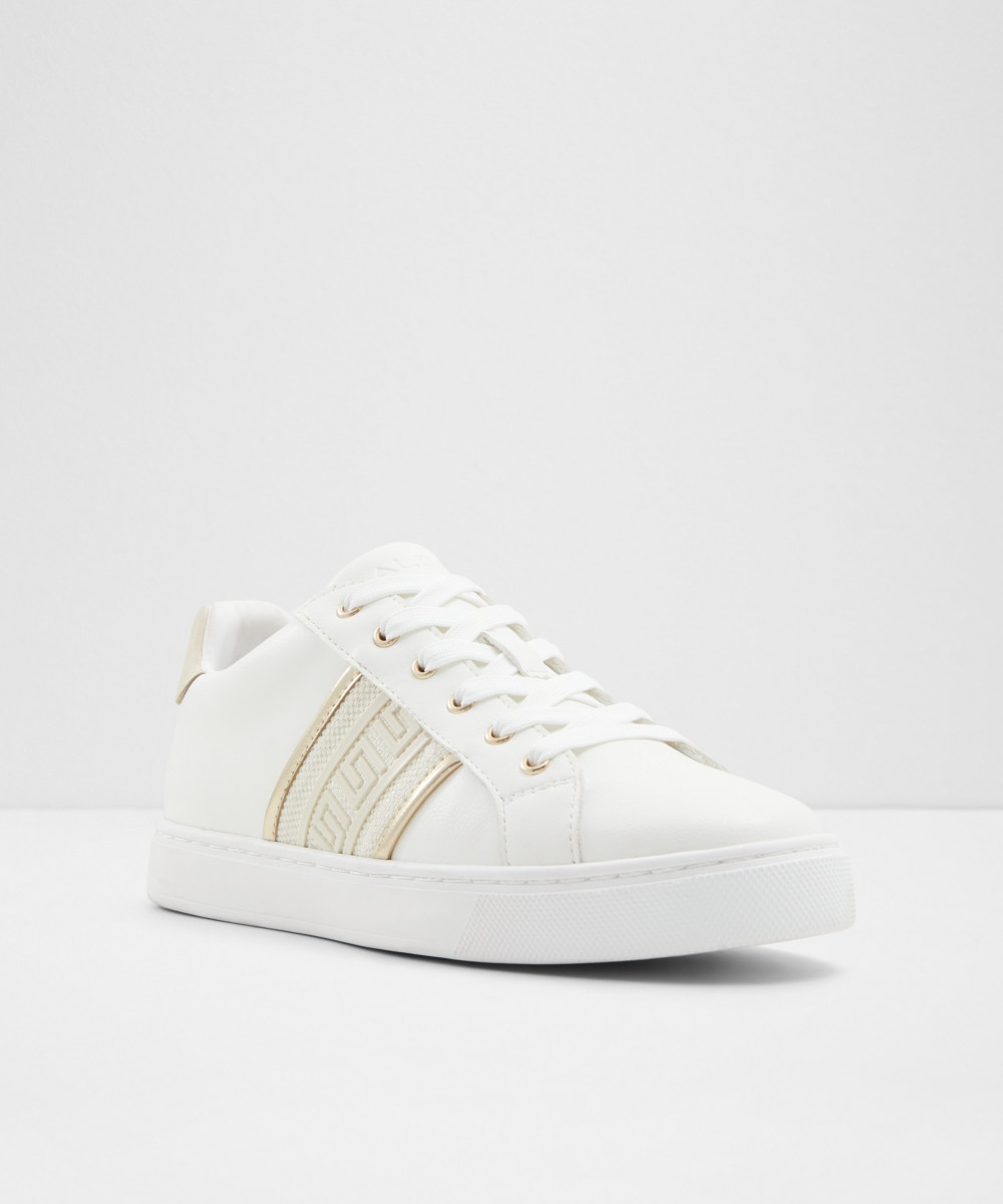 Zapatillas deportivas de mujer con punta redonda - Aldo - Blanco Blanco-4