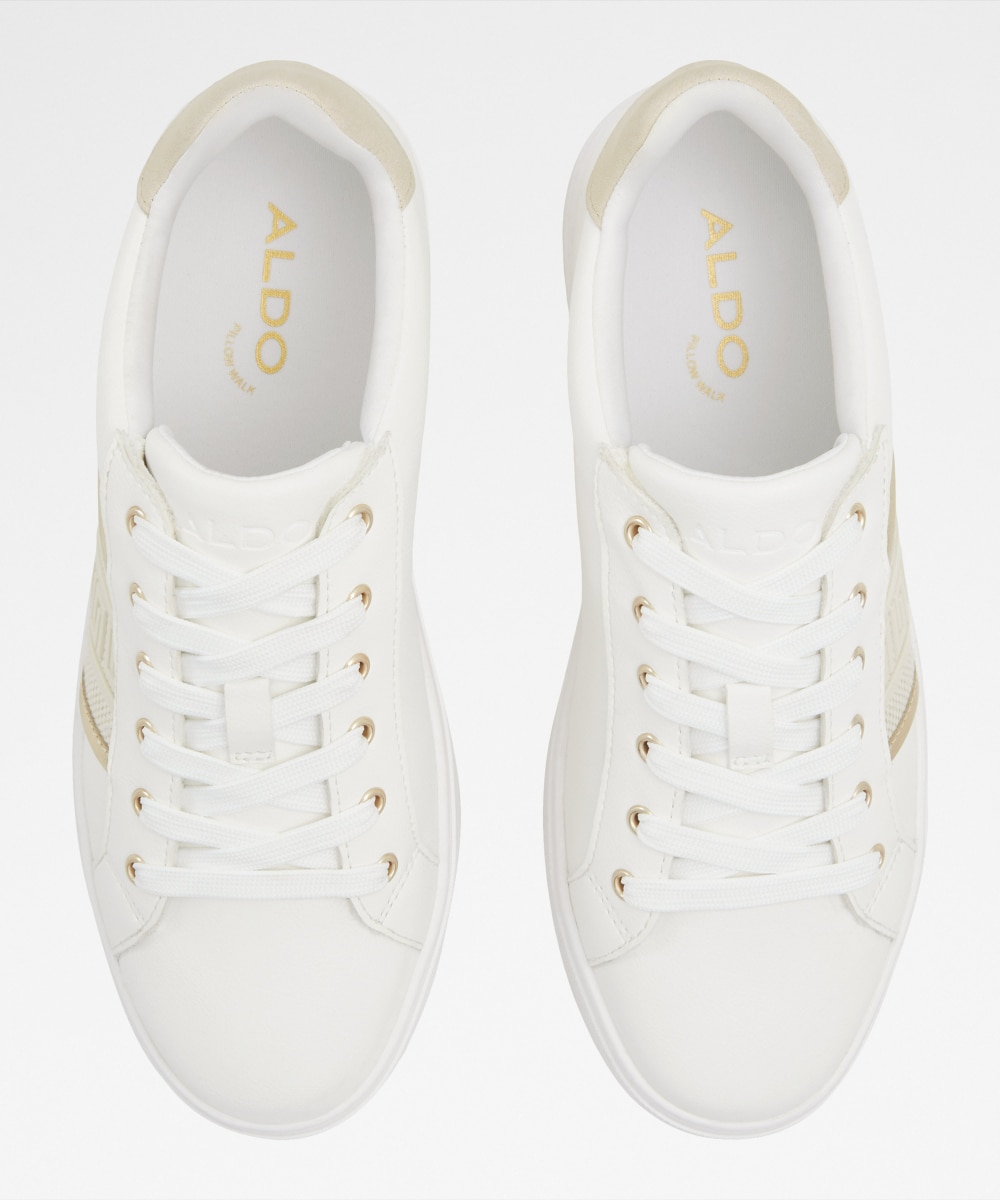 Zapatillas deportivas de mujer con punta redonda - Aldo - Blanco Blanco-6