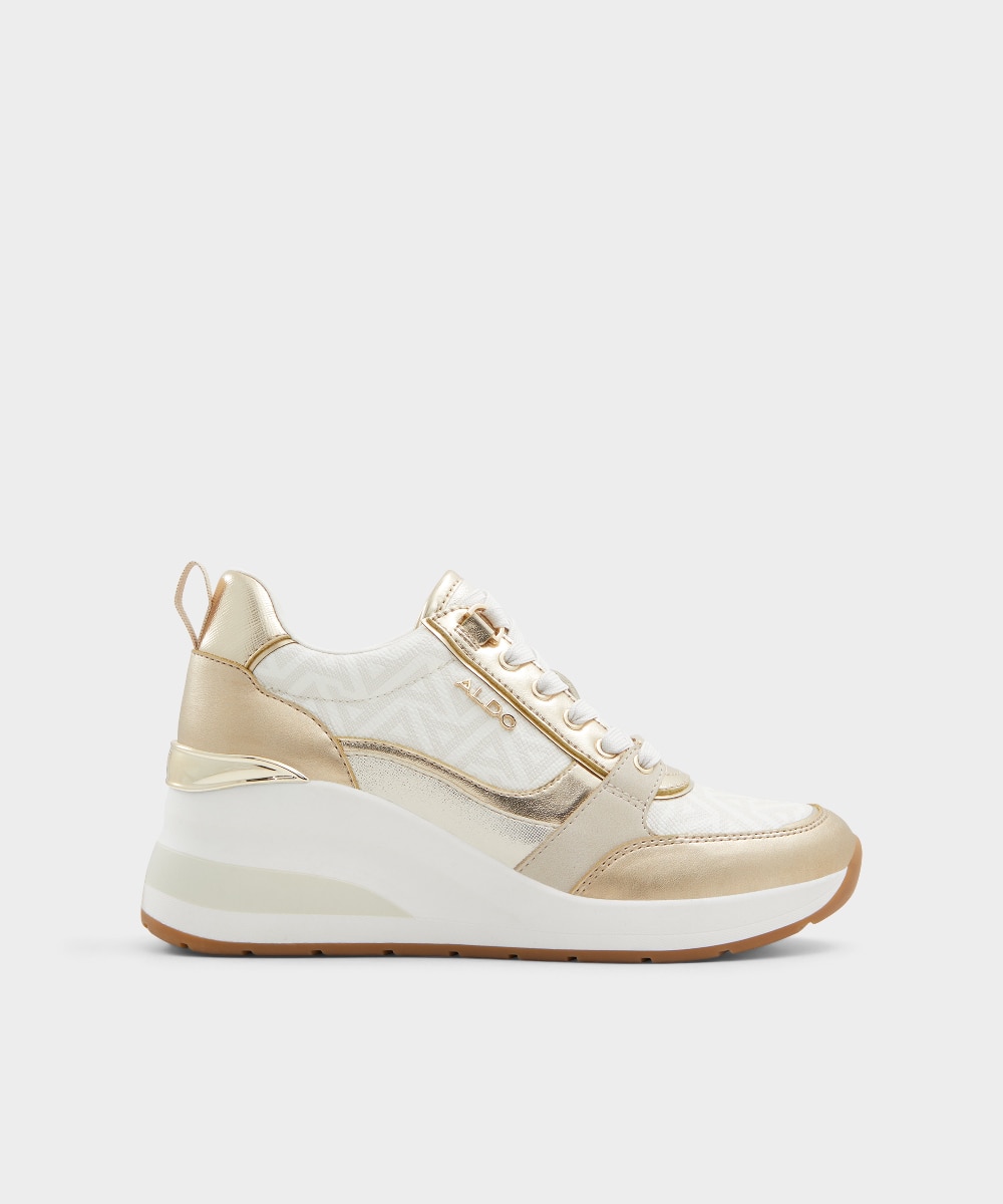 Zapatillas deportivas de mujer con punta redonda - Aldo - Oro Oro-1