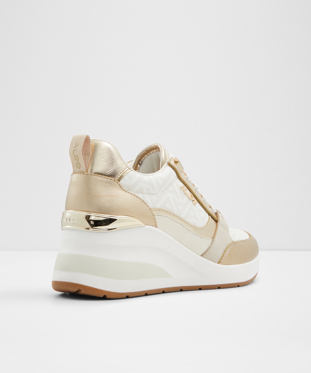 Zapatillas deportivas de mujer con punta redonda - Aldo - Oro Oro-3