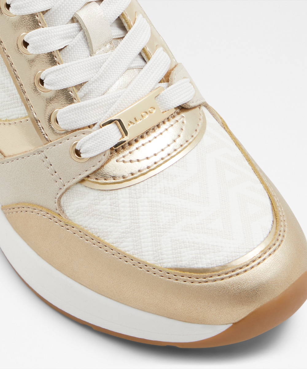 Zapatillas deportivas de mujer con punta redonda - Aldo - Oro Oro-5