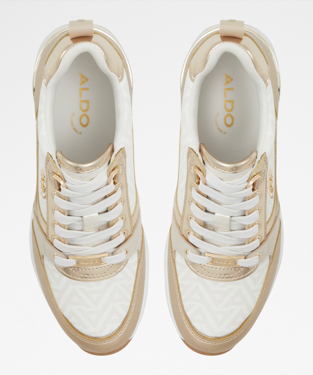 Zapatillas deportivas de mujer con punta redonda - Aldo - Oro Oro-6