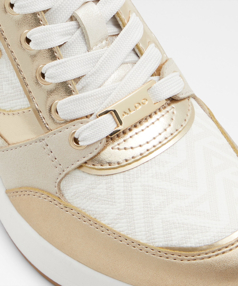 Zapatillas deportivas de mujer con punta redonda - Aldo - Oro Oro-7