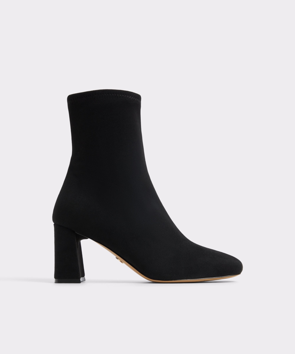 Botines básicos de mujer con punta cuadrada - Aldo - Negro Negro-1