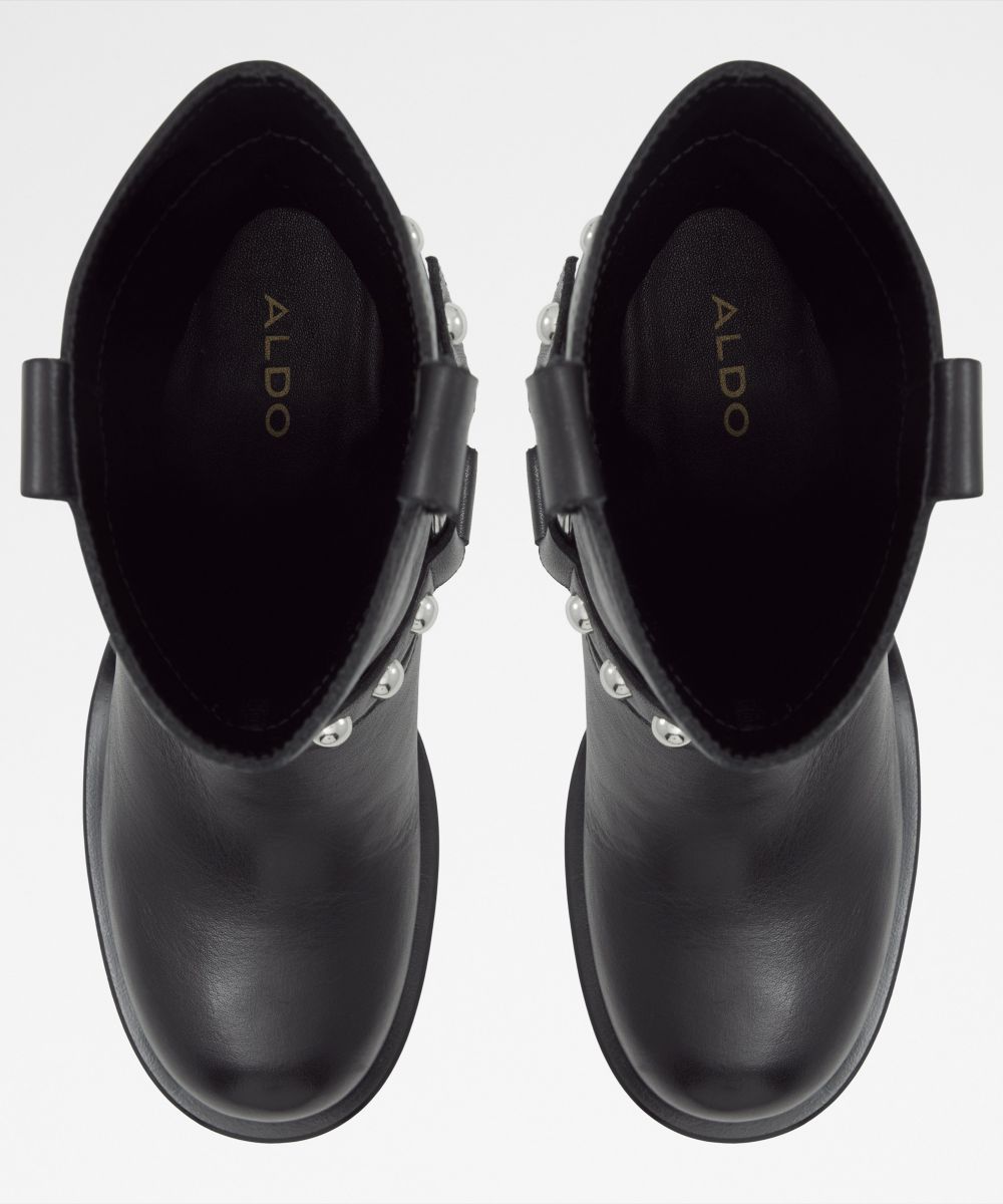 Botines básicos de mujer con punta redonda - Aldo - Negro Negro-6