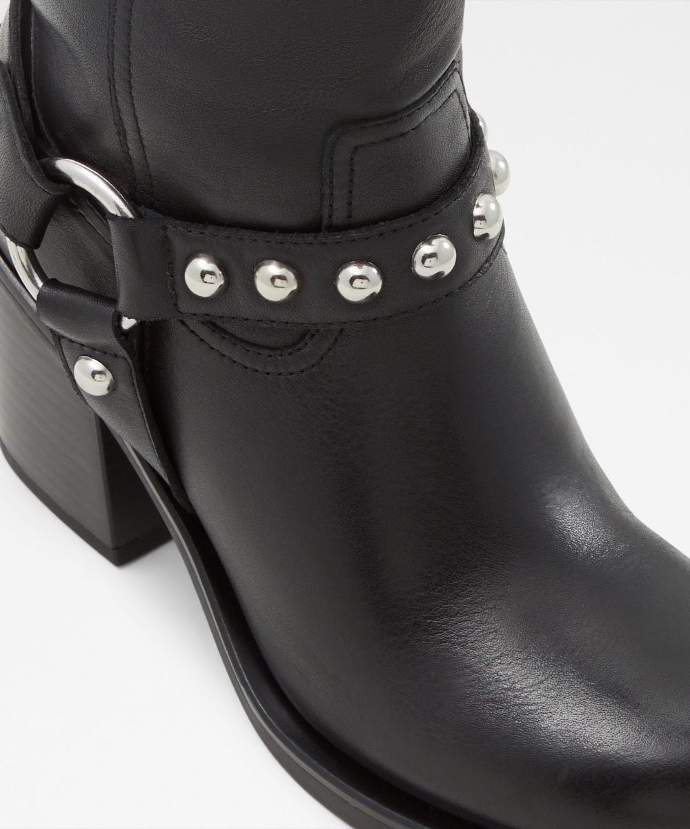 Botines básicos de mujer con punta redonda - Aldo - Negro Negro-8