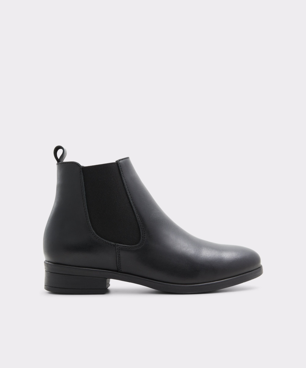 Botines básicos de mujer con punta redonda - Aldo - Negro Negro-1
